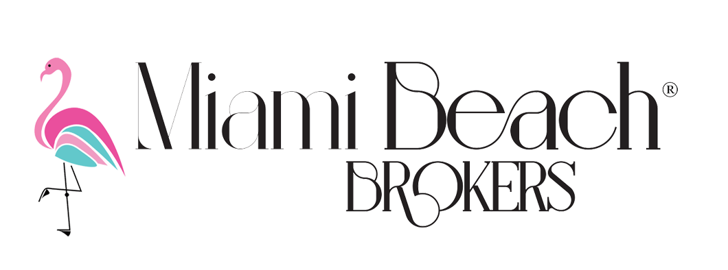 Miami Beach Brokers full color logo, luxury South Florida real estate brokerage serving Sunny Isles Beach Bal Harbour Fisher Island Miami Beach